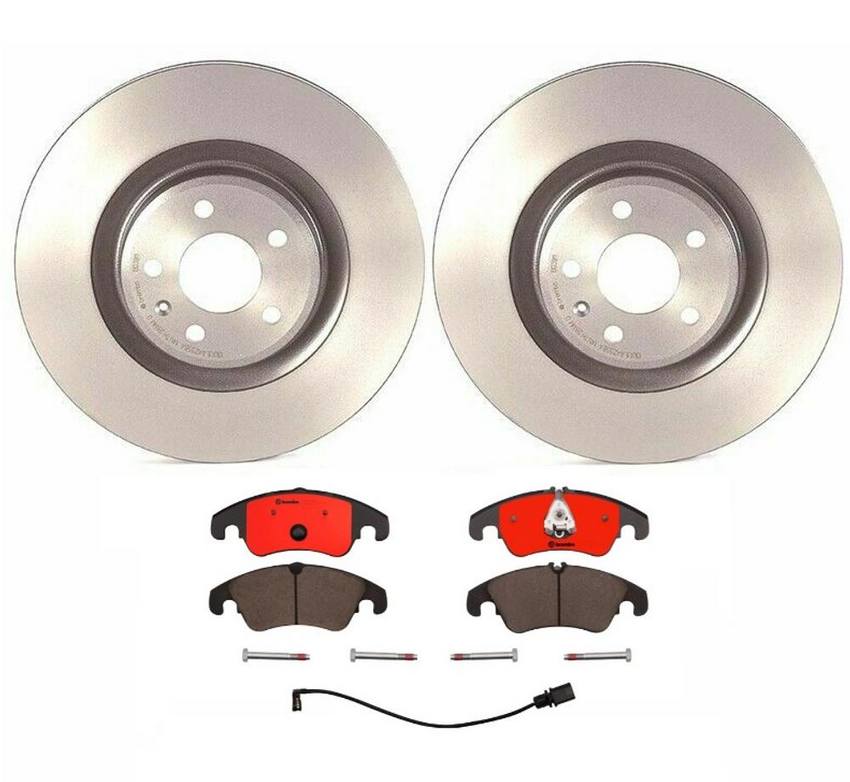 Audi Brake Kit - Pads and Rotors Front (345mm) (Ceramic) 8R0698151A - Brembo 1534509KIT